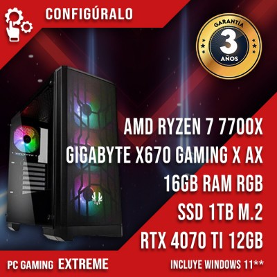 PC Gaming AMD Ryzen 7 7700X BOX – RTX 4070Ti Tatooine