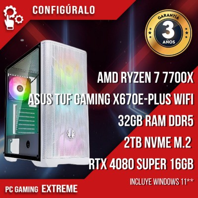 PC Gaming AMD Ryzen 7 7700X BOX – RTX 4080 SUPER Borleias