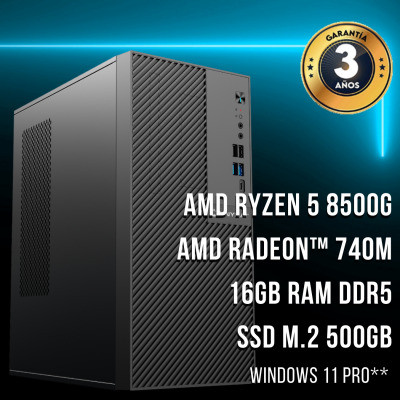 PC de sobremesa AMD Ryzen 5 8500G Wayland