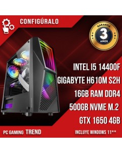 PC Gaming Intel Core I5 14400F - GTX 1650 Bakura