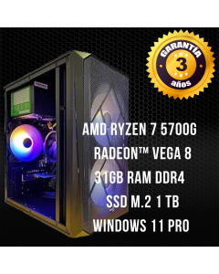 PC Gaming AMD Ryzen 7 5700g  - 32Gb RAM DDR4 RGB Utapau
