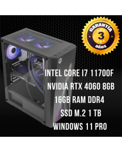 PC Gaming Intel Core I7 11700f - NVIDIA RTX 4060 - 16GB  Narkina
