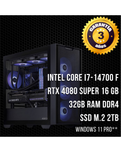 PC Gaming Intel Core I7 14700f - RTX 4080 super 16 gb  Onderon
