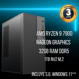 PC de Sobremesa - AMD Ryzen 9 7900 - Iego
