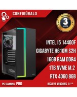 PC Gaming Pro Intel Core I5 14400F – NVIDIA RTX 4060 8gb Jedha