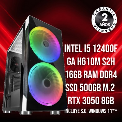 PC Gaming Intel I5 12400F – RTX 3050 de 8GB Humbarine