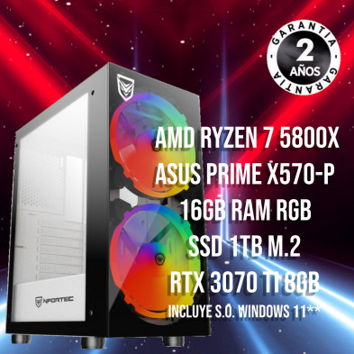 PC Gaming AMD Ryzen 7 5800X – RTX 3070Ti Tatooine