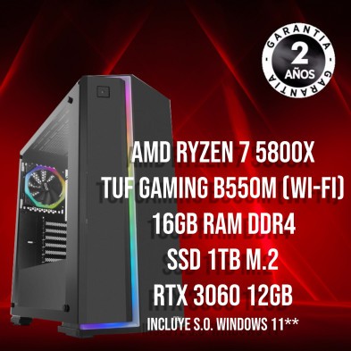PC Gaming  Amd Ryzen 7 5800X - RTX 3060 Dxun