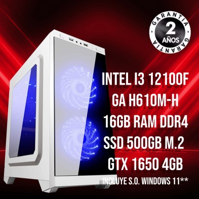 PC Gaming Intel Core I3 12100F - GTX 1650 Ord Radama