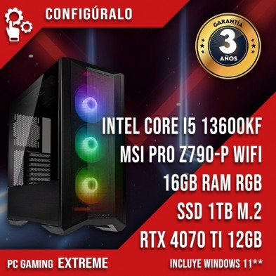 PC Gaming Intel Core I5 13600Kf – RTX 4070Ti Hevurion