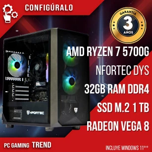 PC Gaming AMD Ryzen 7 5700g - Radeon Vega 8 Botajef