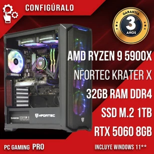 PC Gaming AMD Ryzen 9 5900X - RTX 5060 8gb - Bogden