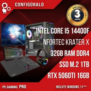 Pack Gaming - Intel Core I5 14400F - RTX 5060TI 16gb - Imynusoph