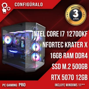 PC Gaming Intel Core I7 12700KF - RTX 5070 12gb - Aleen