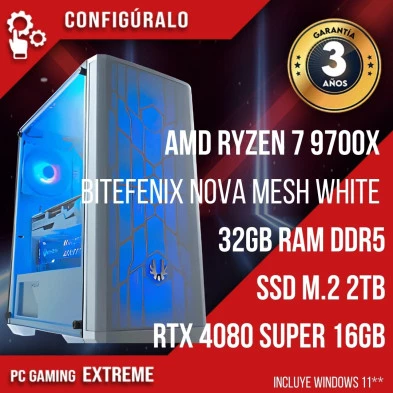 PC Gaming AMD Ryzen 7 9700x – RTX 4080 SUPER 16gb Borleias