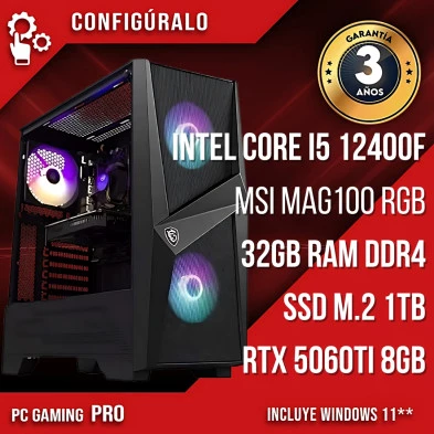 PC Gaming Intel Core I5 12400F - RTX 5060 TI 8gb Hoth