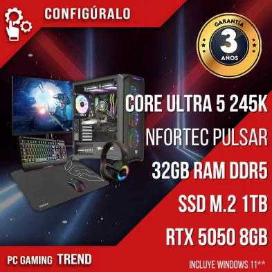 Pack Gaming - AMD RYZEN 5 8400F - RTX 5050 8gb - Delphon