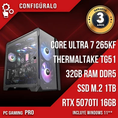 PC Gaming Intel Core Ultra 7 265KF - RTX 5070ti 16gb - Hanoon