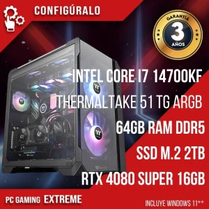 PC Gaming Intel Core I7 14700KF - RTX 4080 Súper 16gb Tython