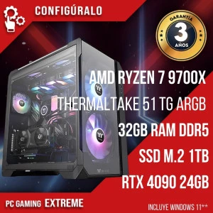 PC Gaming AMD Ryzen 7 9700X - RTX 4090 24gb Bracca