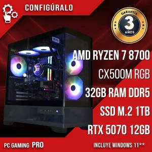 PC Gaming AMD Ryzen 7 8700f  - RTX 5070 12gb Mapuzo
