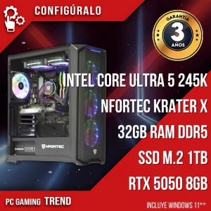 PC Gaming Intel Core Ultra 5 245K - RTX 5050 8gb - Ossus
