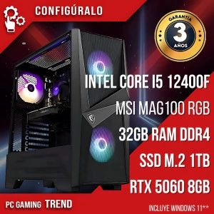PC Gaming Intel Core I5 12400F - NVIDIA RTX 5060 8gb Agaris