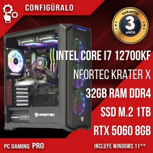 PC Gaming Intel Core I7 12700KF - RTX 5060 8gb - Konkiv
