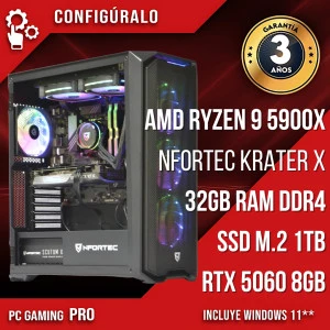 PC Gaming AMD Ryzen 9 5900X - RTX 5060 8gb - Bogden