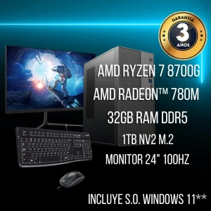 Pack Gaming - AMD Ryzen 7 8700g -  AMD Radeon™ 780M - Phindar
