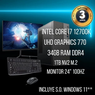 Pack Gaming - Intel Core i7-12700K – UHD Graphics 770 Kowak
