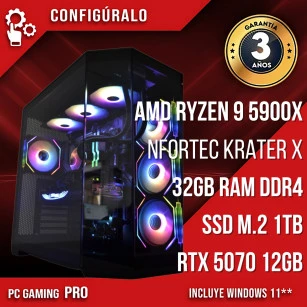 PC Gaming AMD Ryzen 9 5900X - RTX 5070 12gb - Iskalon