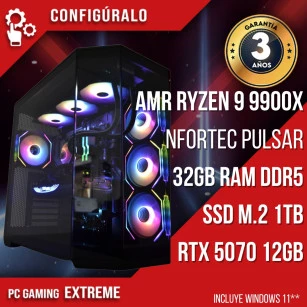 PC Gaming AMD Ryzen 9 9900X - RTX 5070 12gb CeSai