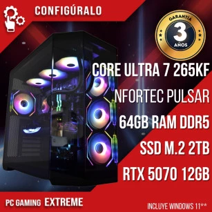 PC Gaming Intel Core Ultra 7 265KF - RTX 5070 12gb Ikari