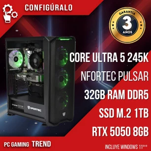 PC Gaming Intel Core Ultra 5 245K - RTX 5050 8gb - Ossus