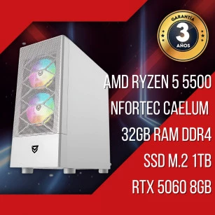 PC Gaming AMD Ryzen 5 5500 - RTX 5060 8gb - Malastare