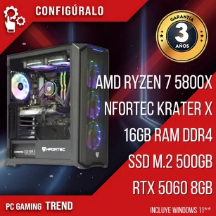 PC Gaming AMD Ryzen 7 5800X -RTX 5060 8gb - Christophsis