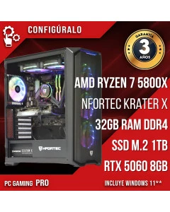 PC Gaming AMD Ryzen 7 5800X - RTX 5060 8gb - Anelsana