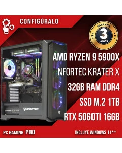 PC Gaming AMD Ryzen 9 5900X - RTX 5060 TI 16gb - Ezaraa