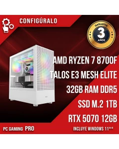 PC Gaming AMD Ryzen 7 8700F - RTX 5070 12gb - Mirial