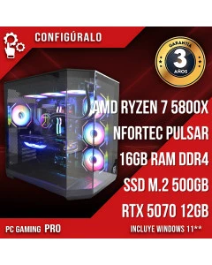 PC Gaming AMD Ryzen 7 5800X - RTX 5070 12gb - Ithor