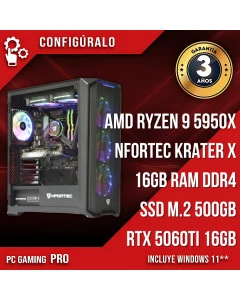PC Gaming AMD Ryzen 9 5950X - RTX 5060ti 16gb - Dxun