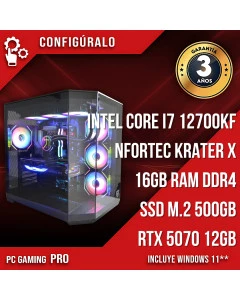 PC Gaming Intel Core I7 12700KF - RTX 5070 12gb - Aleen