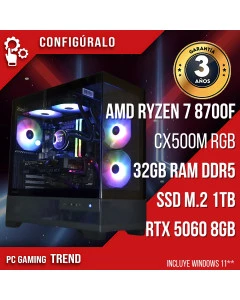 TrendingPC AMD Ryzen 7 8700F - RTX 5060 8gb Ilum