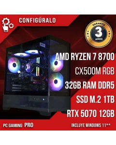 PC Gaming AMD Ryzen 7 8700f  - RTX 5070 12gb Mapuzo