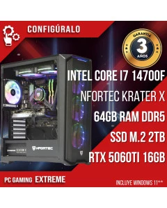 PC Gaming Intel Core I7 14700F - RTX 5060 TI 16gb - Ylesia