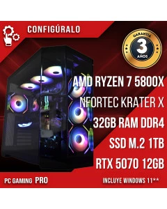 PC Gaming AMD Ryzen 7 5800X - RTX 5070 12gb - Dowut