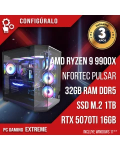 PC Gaming AMD Ryzen 9 9900X - RTX 5070ti 16gb Frong