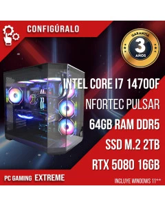 PC Gaming Intel Core I7 14700F - RTX 5080 16gb - Basteel