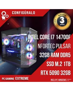 PC Gaming Intel Core I7 14700F - RTX 5090 32gb - Vallt